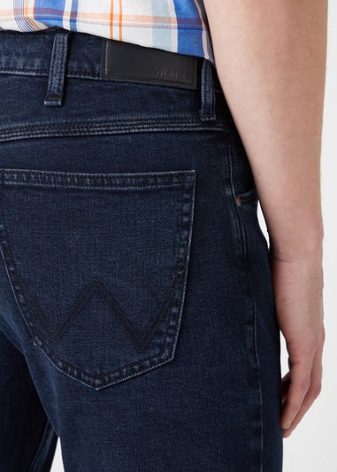 Wrangler Blue Black Regular Fit Jeans