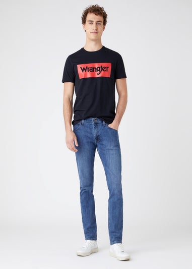 Wrangler Mid Stonewash Slim Fit Jeans