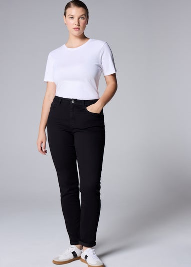 Jolie Black Relaxed Skinny Jeans