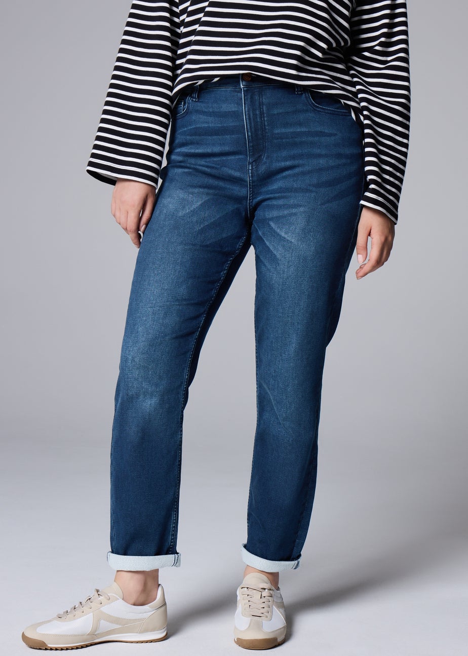 Jolie Dark Wash Relaxed Skinny Jeans