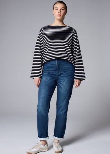 Jolie Dark Wash Relaxed Skinny Jeans