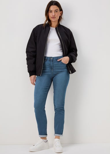 Jolie Mid Wash Relaxed Skinny Jeans