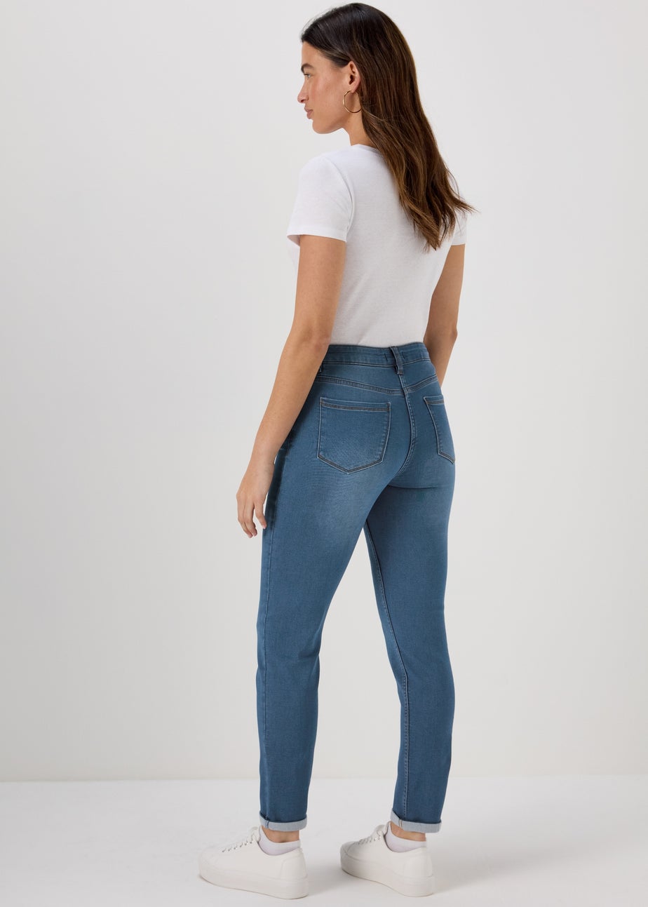 Jolie Mid Wash Relaxed Skinny Jeans