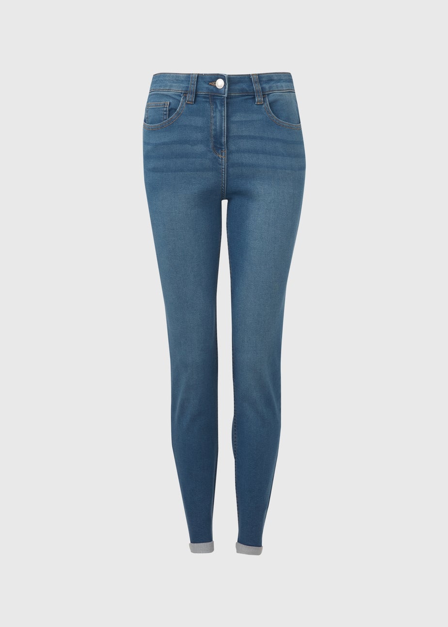 Jolie Mid Wash Relaxed Skinny Jeans