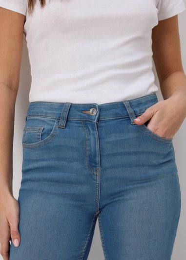 Jolie Mid Wash Relaxed Skinny Jeans