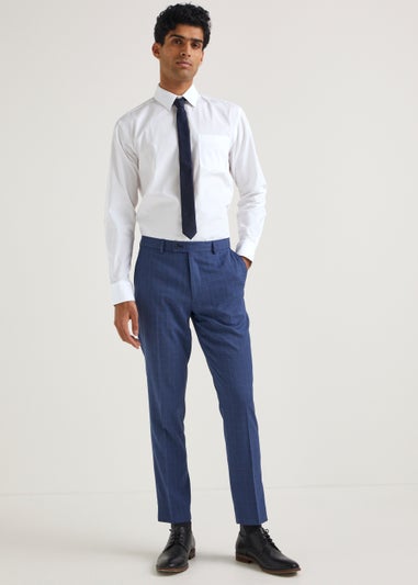 Taylor & Wright White Easy Care Regular Fit Long Sleeve Shirt