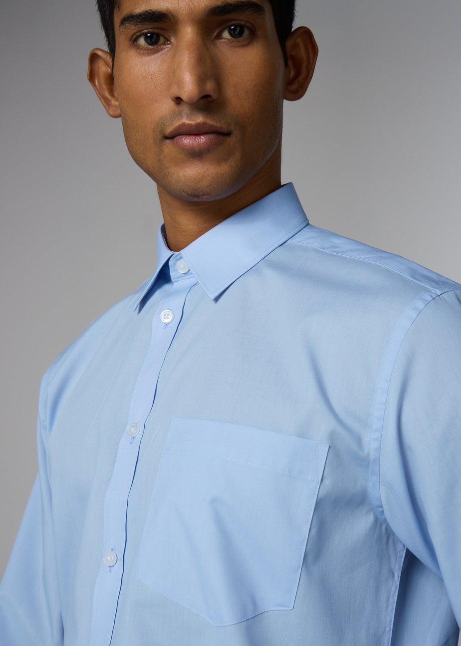Taylor & Wright Blue Easy Care Regular Fit Shirt
