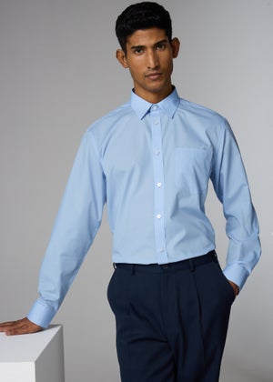 Taylor & Wright Blue Easy Care Regular Fit Shirt