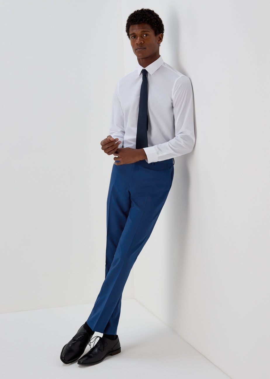 Taylor & Wright White Easy Care Slim Fit Shirt