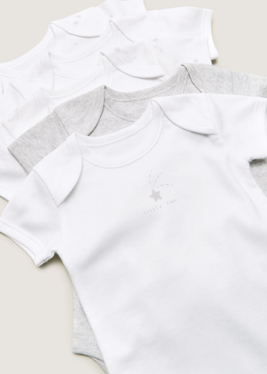 Baby 5 Pack Bodysuits (Newborn-23mths)