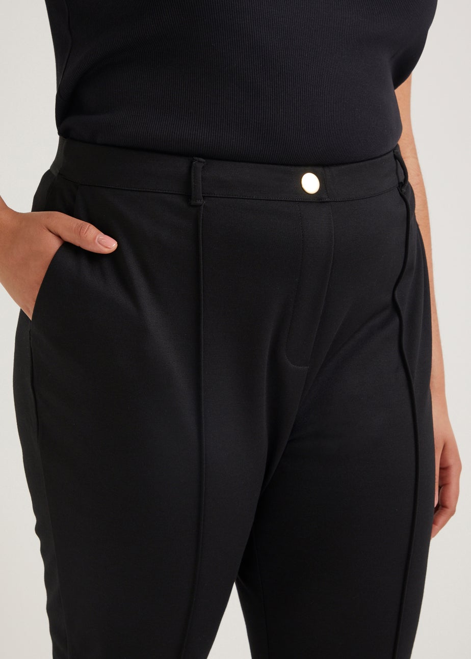 Papaya Curve Black Ponte Trousers