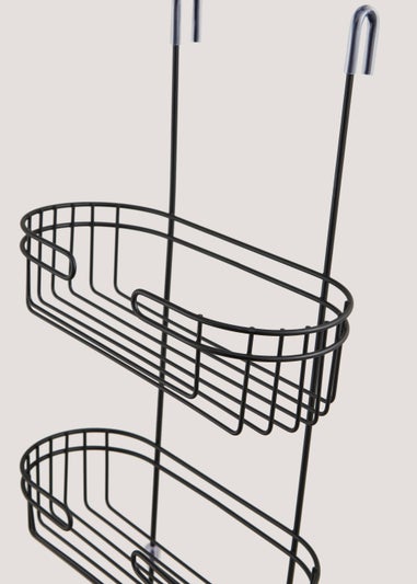 Black Metal Shower Caddy