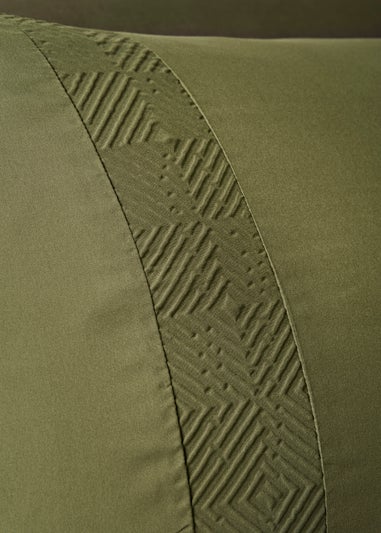 Green Panel Duvet Cover