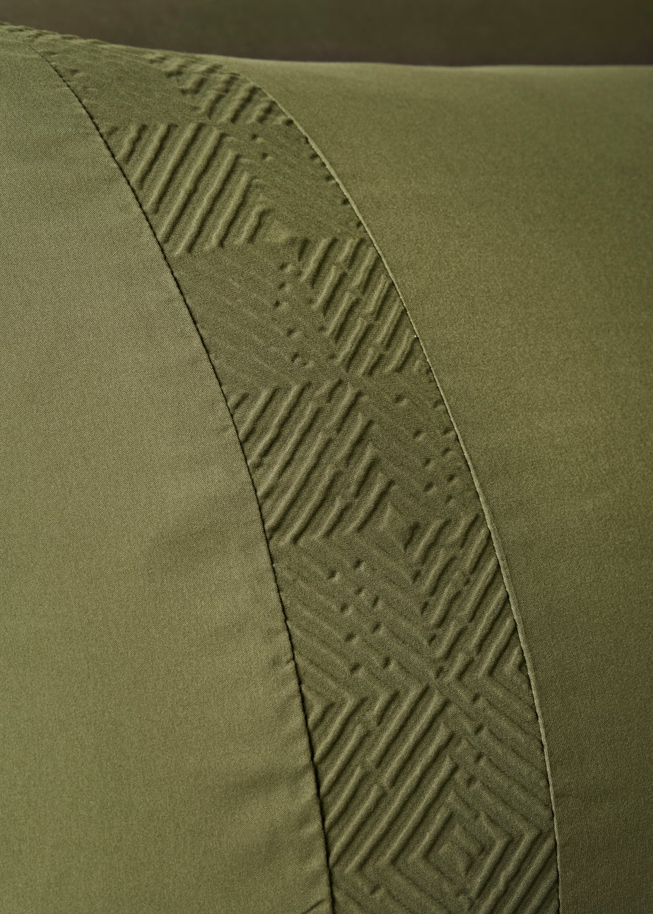 Green Panel Duvet Cover