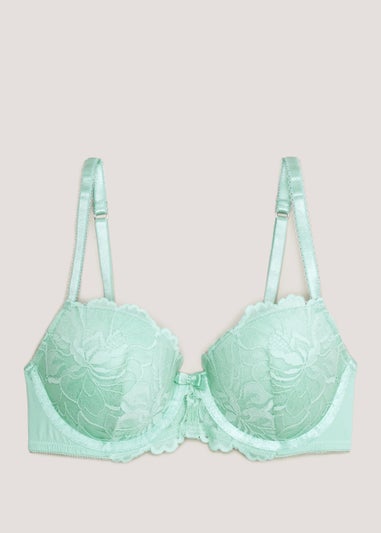 Green Lace Bra