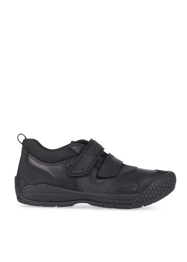 Start-Rite Strike Black School Shoes (Wide Fit G)