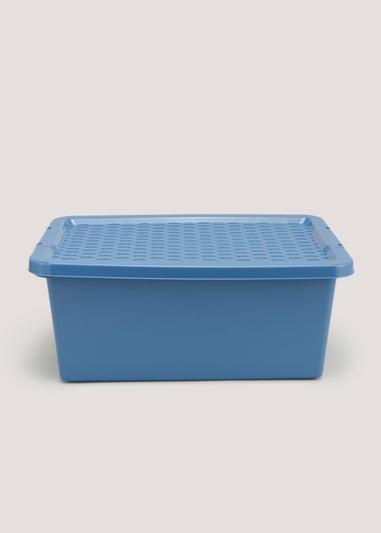 Blue Plastic Storage Box (12L)