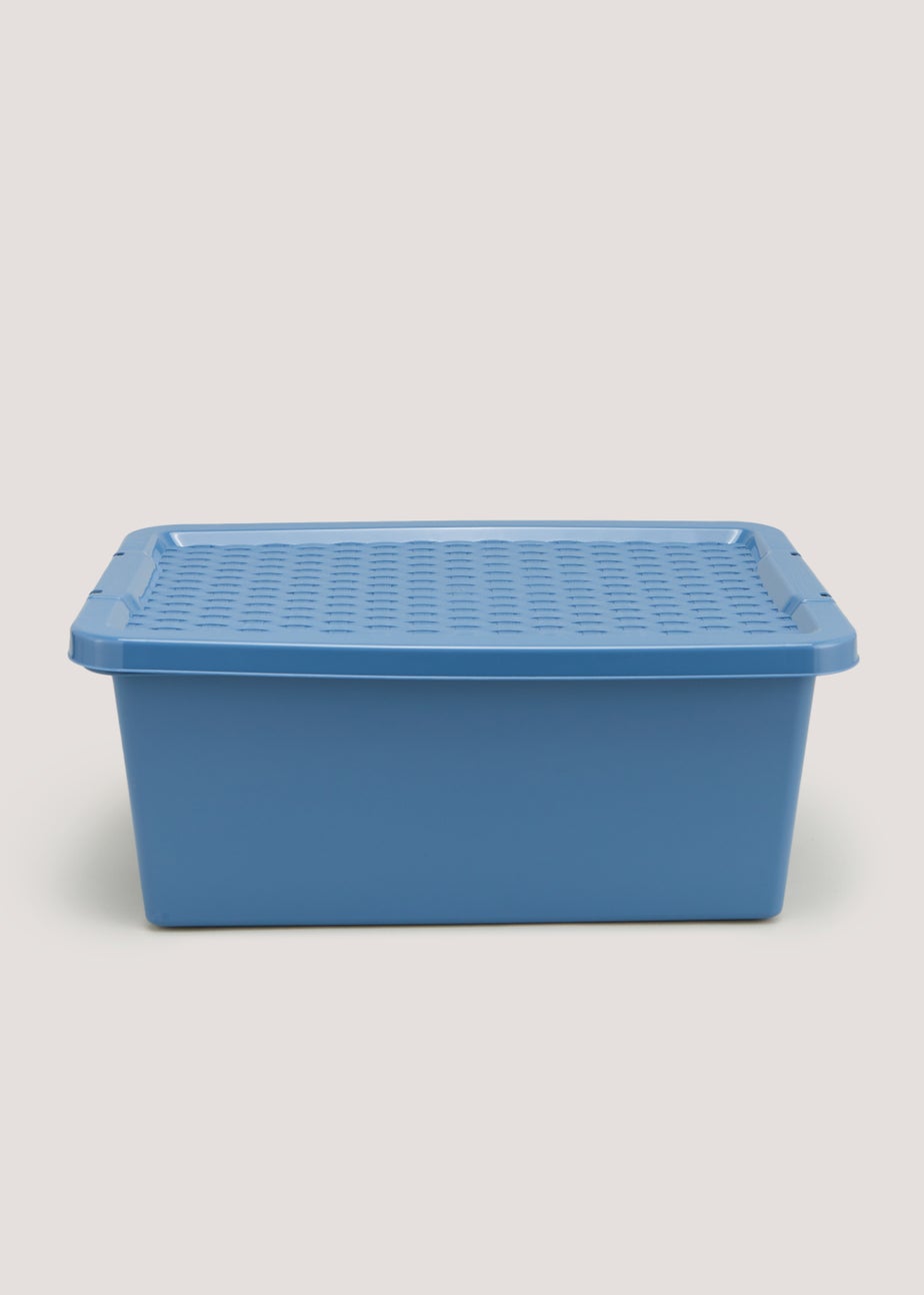 Blue Plastic Storage Box (12L)
