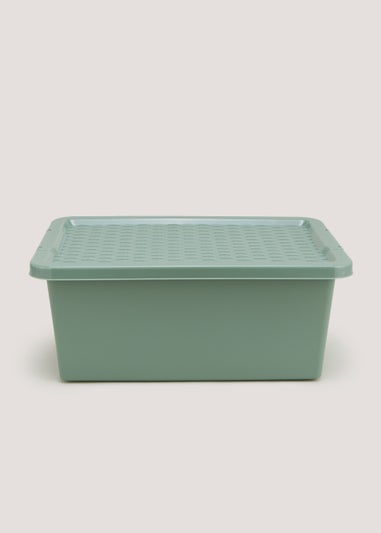 Green Plastic Storage Box (12L)
