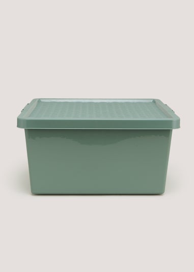Green Plastic Storage Box (27L)