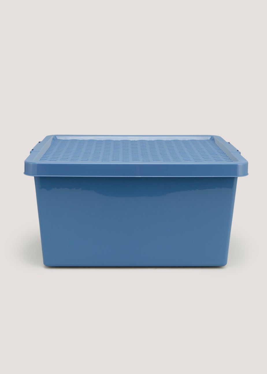 Blue Plastic Storage Box (27L)