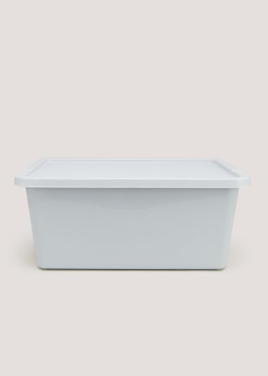 Grey Plastic Storage Box (45L)