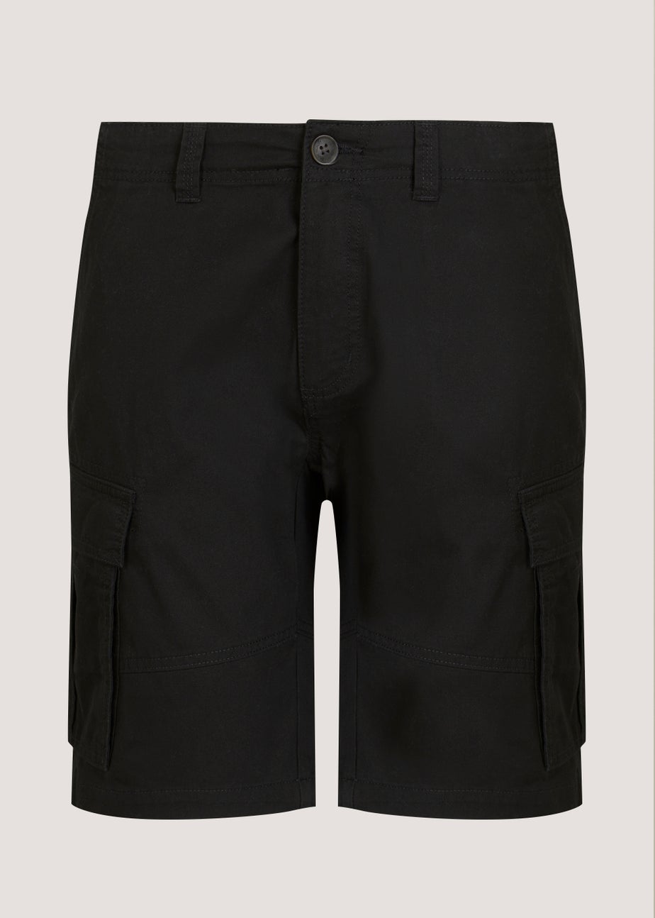 Black Cargo Shorts
