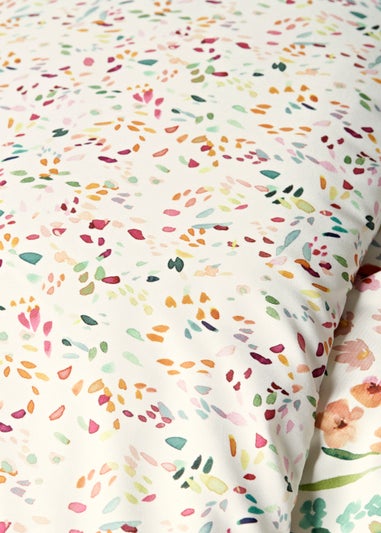 Multicoloured Floral Print Duvet Cover