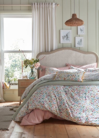 Multicoloured Floral Print Duvet Cover