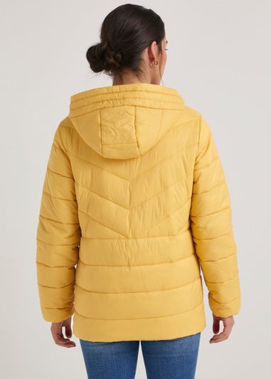 Mustard Short Padded Coat