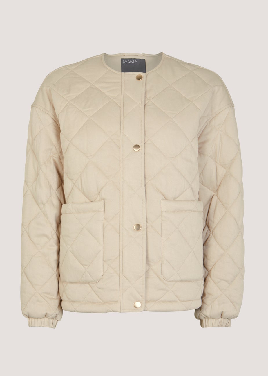 Stone Quilted Jacket