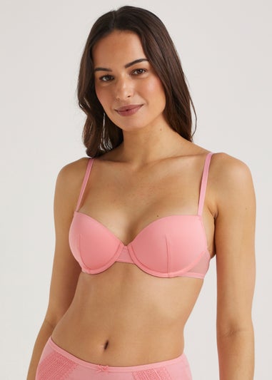 3 Pack Plain & Spot T-Shirt Bras