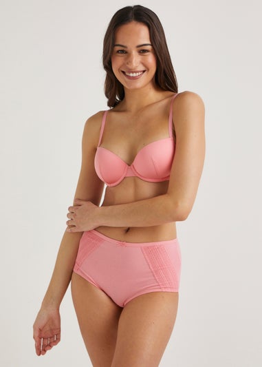 3 Pack Plain & Spot T-Shirt Bras