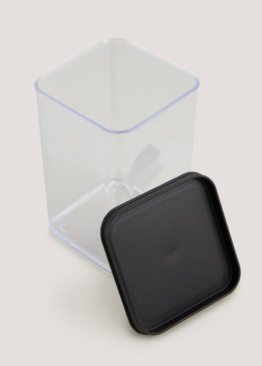 Black Lid Stackable Food Storage (1L)