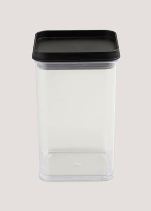 Black Lid Stackable Food Storage (1L)