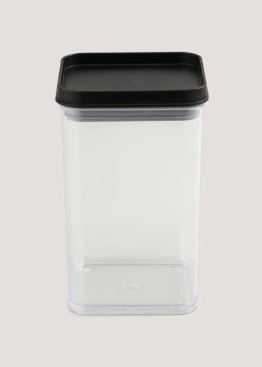 Black Lid Stackable Food Storage (1L)
