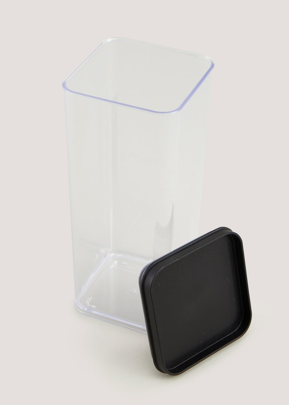 Black Lid Stackable Food Storage (1.5L)