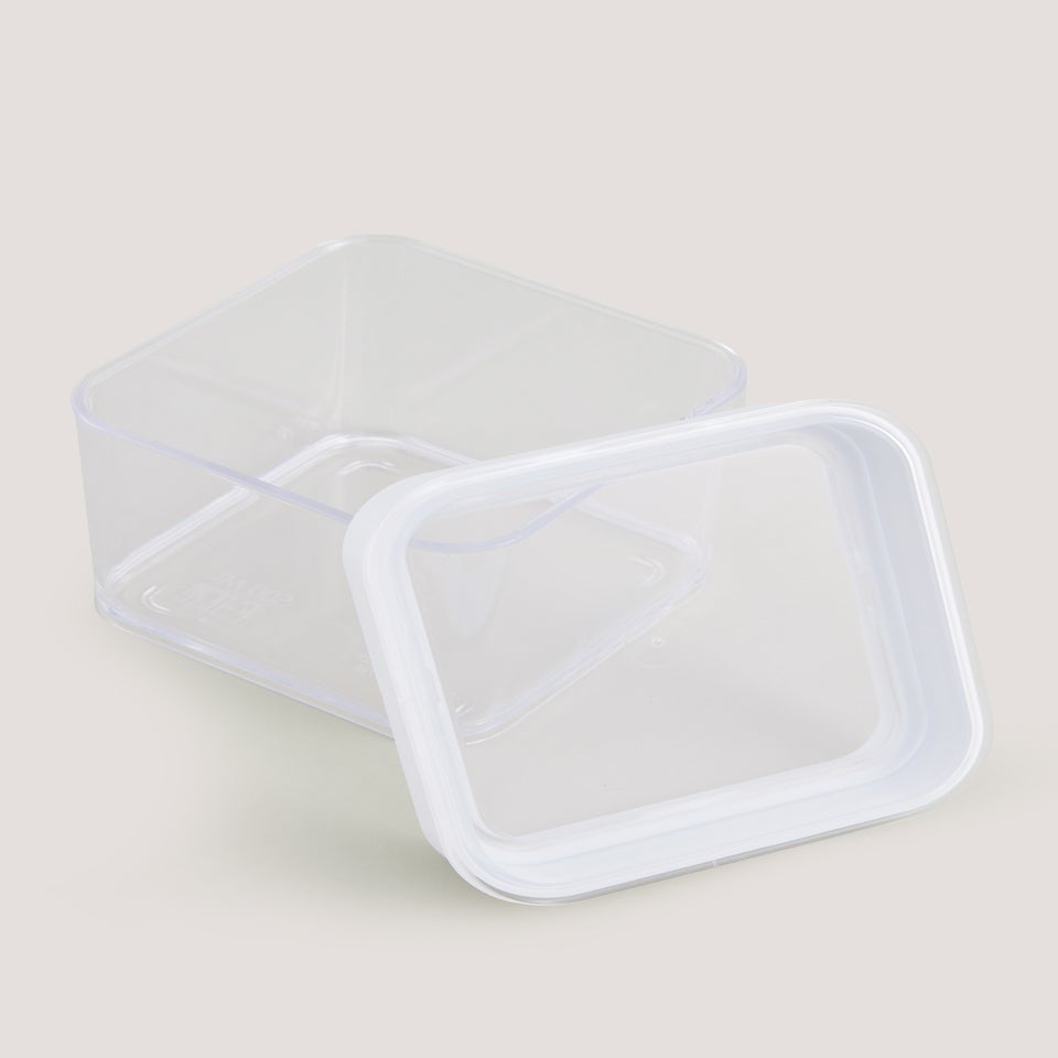 Clear Lid Stackable Food Storage