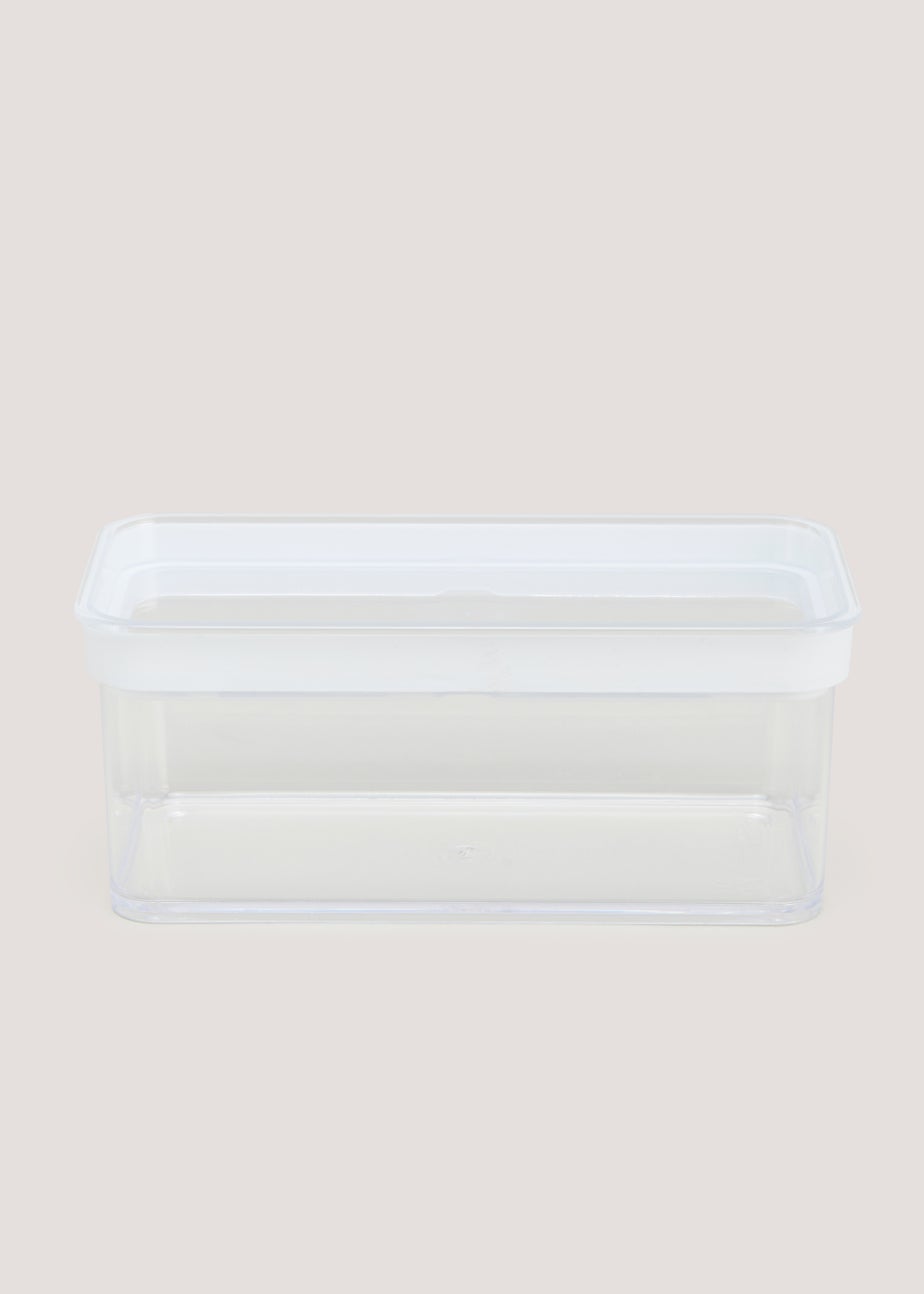 Clear Lid Wide Food Storage (1.1L)