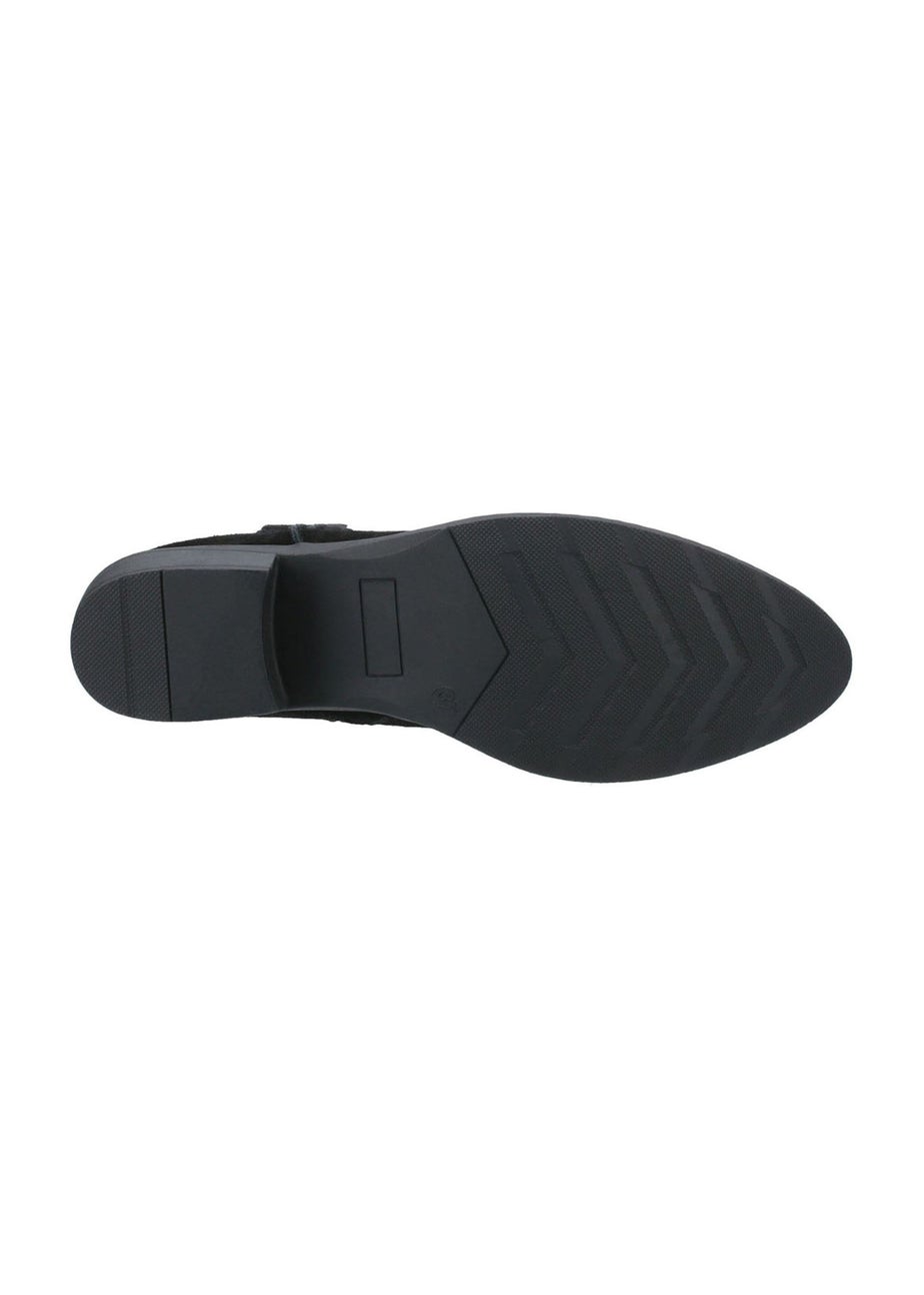 Hush Puppies Ivy Black Ankle Boots