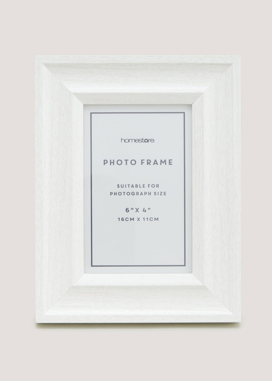 White Wash Photo Frame (4x6in)