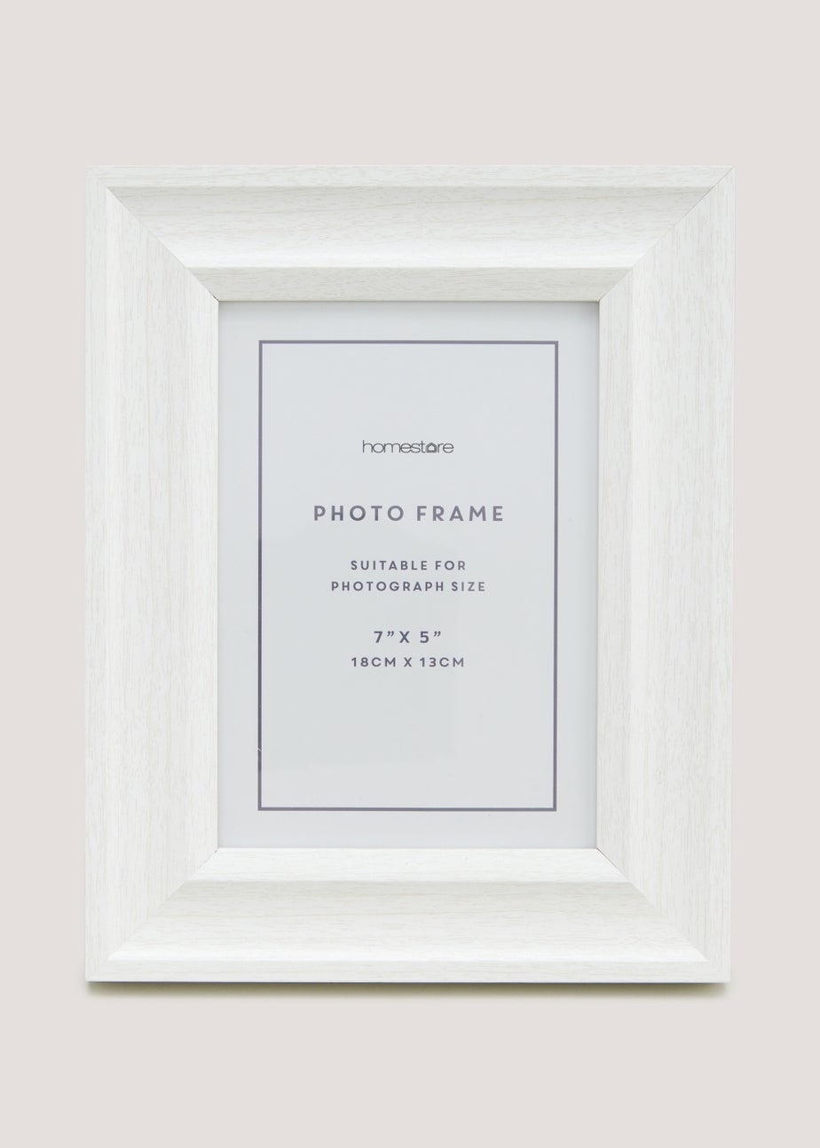 White Wash Photo Frame (5x7in)