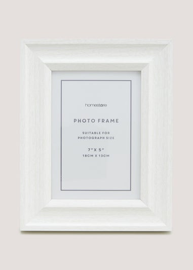 White Wash Photo Frame (5x7in)