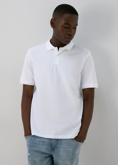 White Essential Polo Shirt