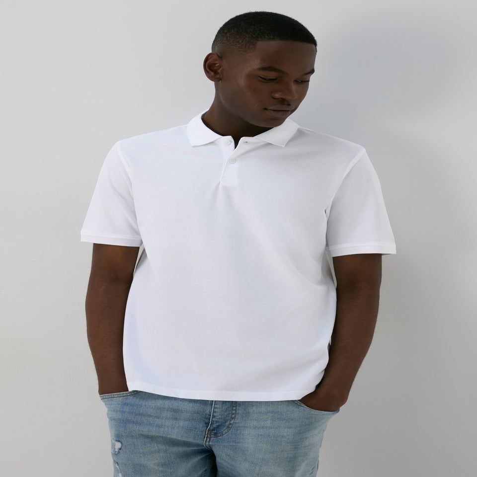 White Essential Polo Shirt