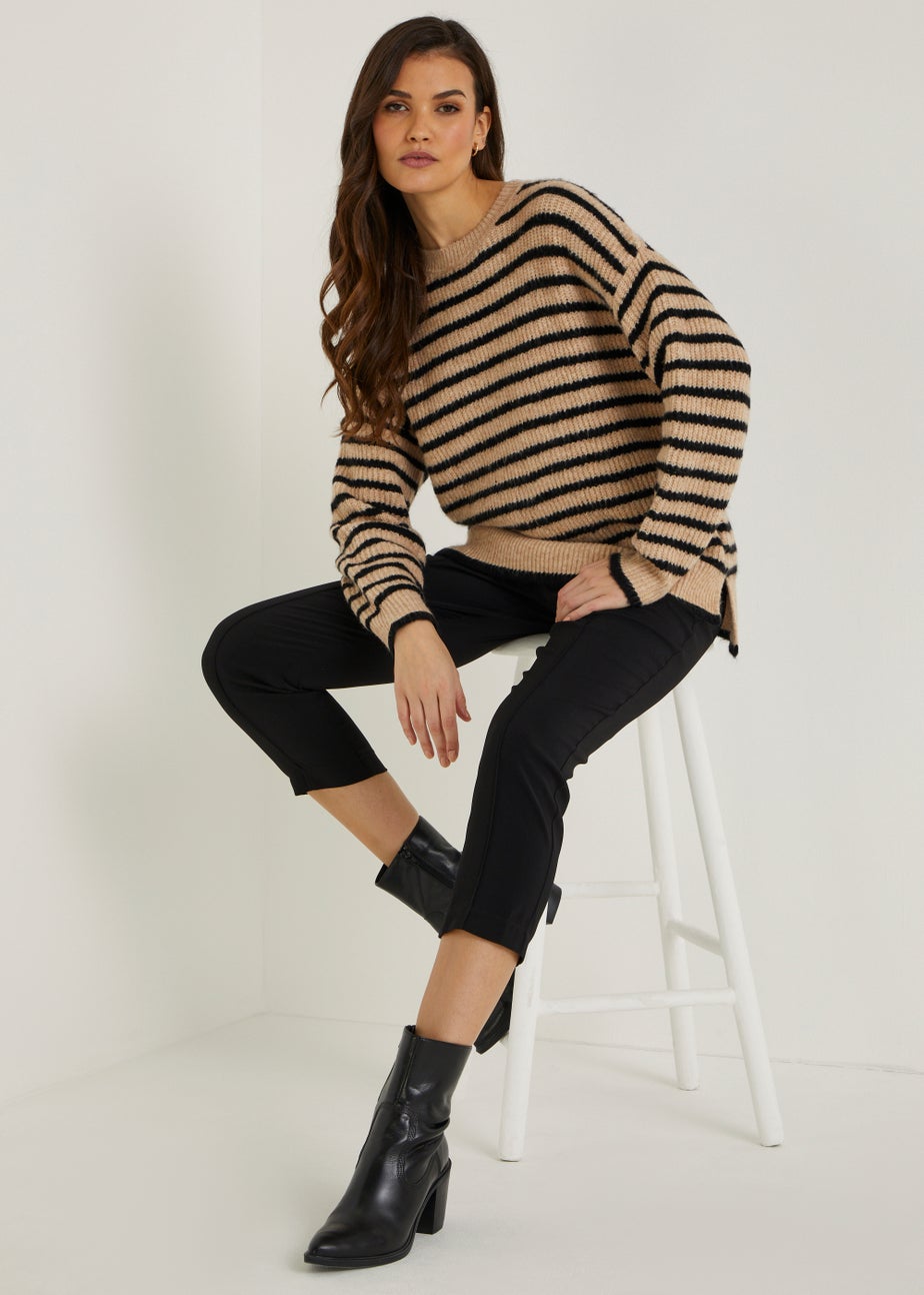 Black Tapered Trousers