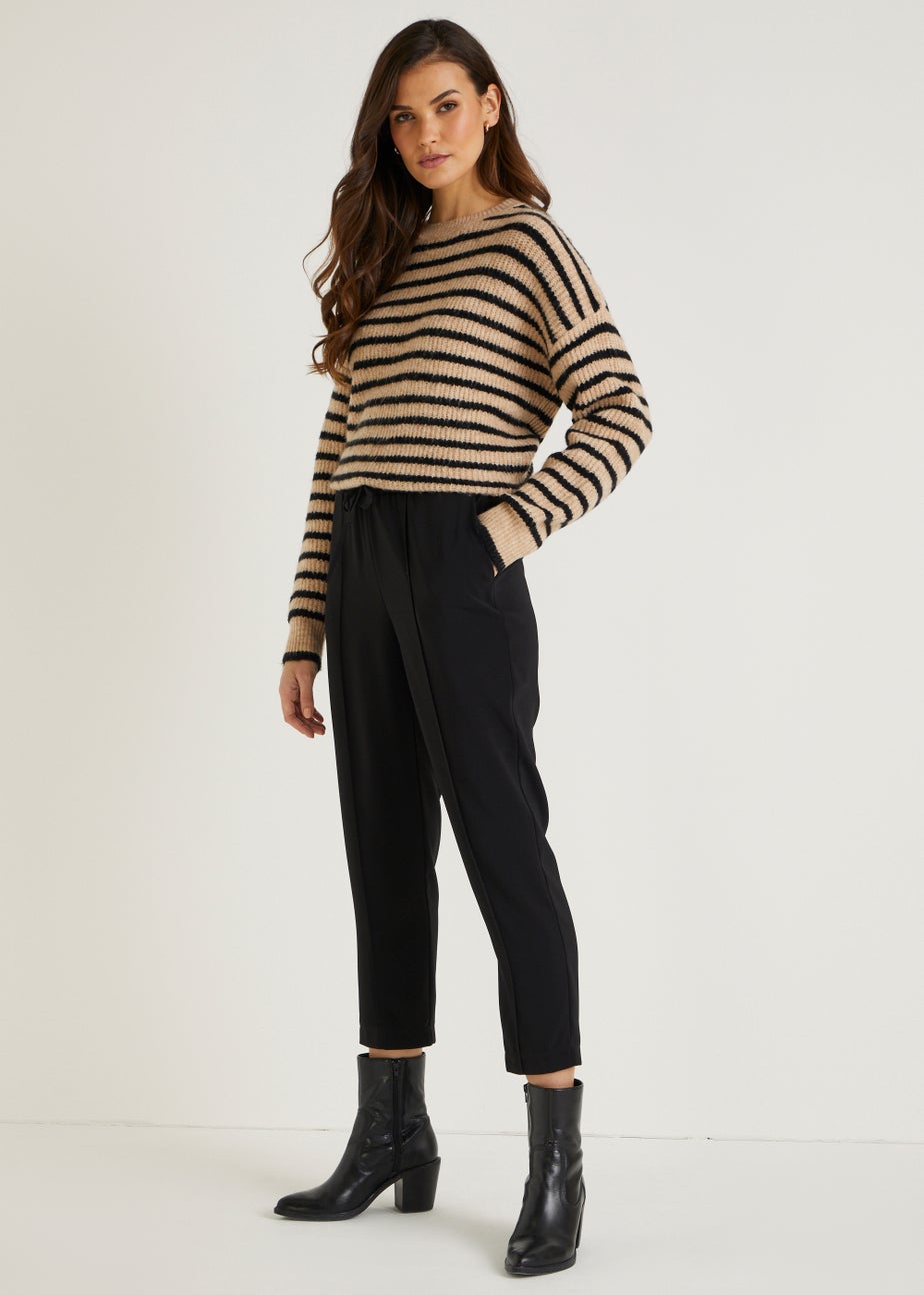 Black Tapered Trousers