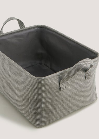 Grey Soft Storage Basket