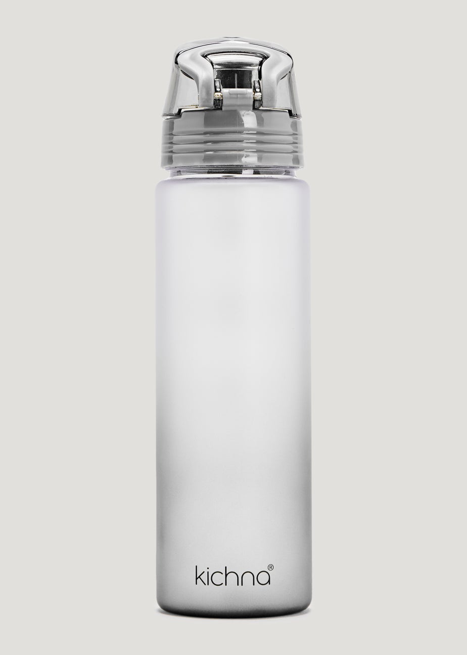 Kichna Grey Ombre Tracker Reusable Water Bottle (700ml)