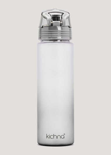 Kichna Grey Ombre Tracker Reusable Water Bottle (700ml)